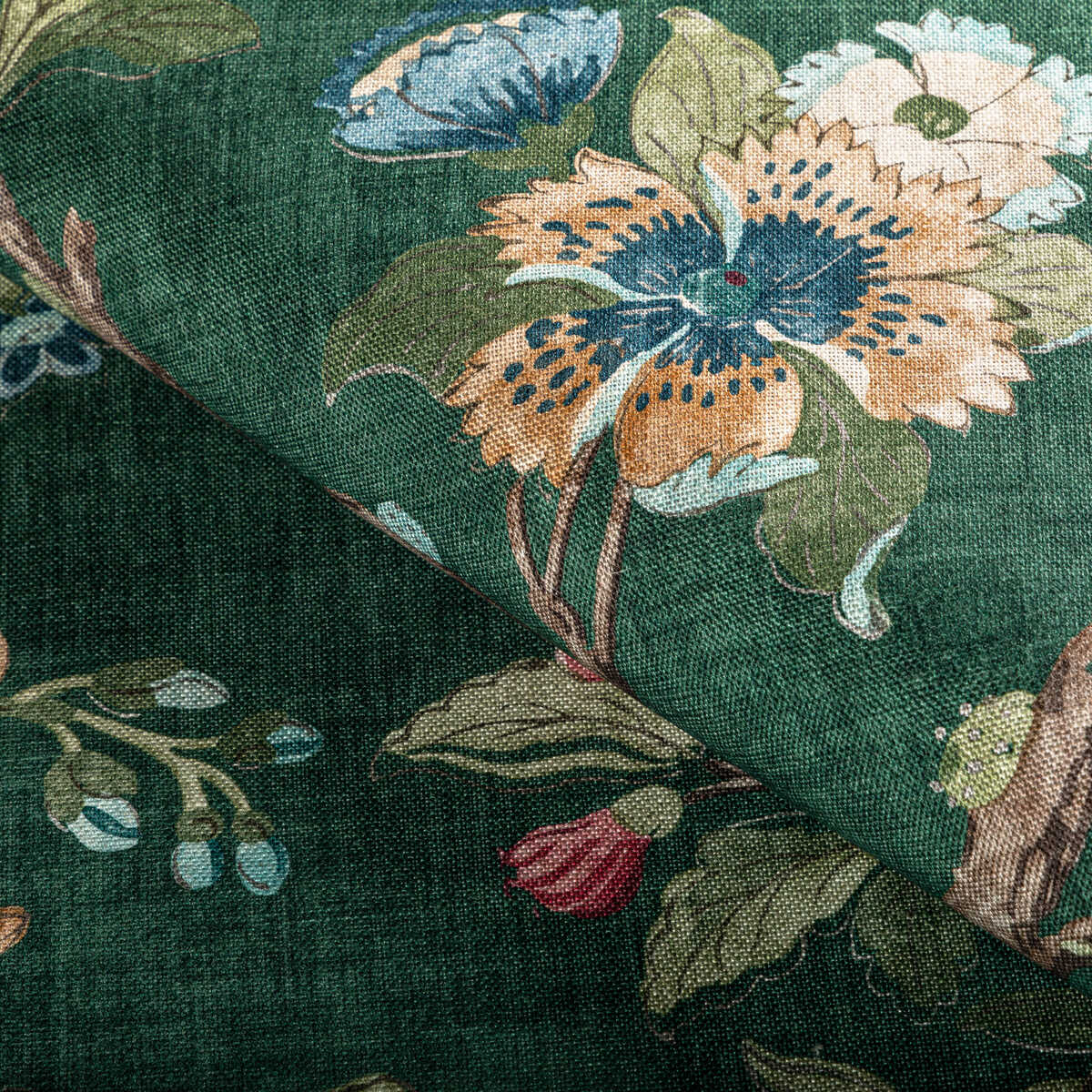 Symphony - Emerald - KRAVET COUTURE Fabric