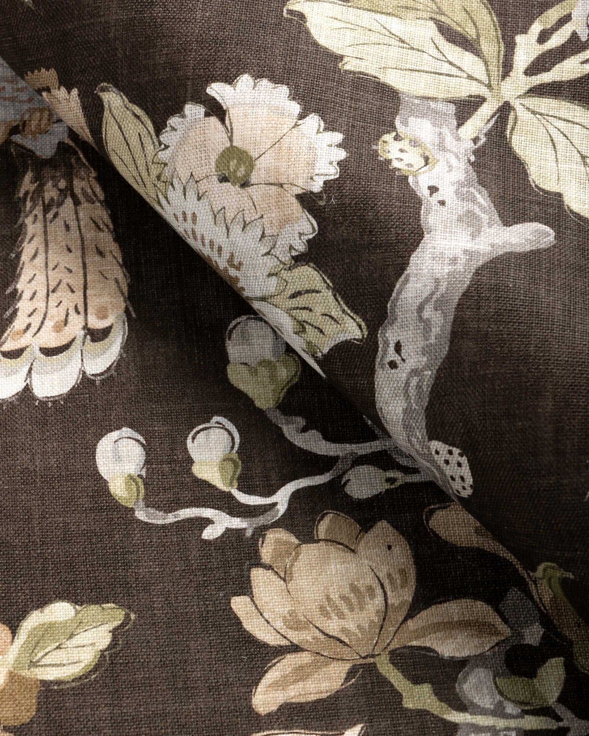 Symphony - Chocolate - KRAVET COUTURE Fabric