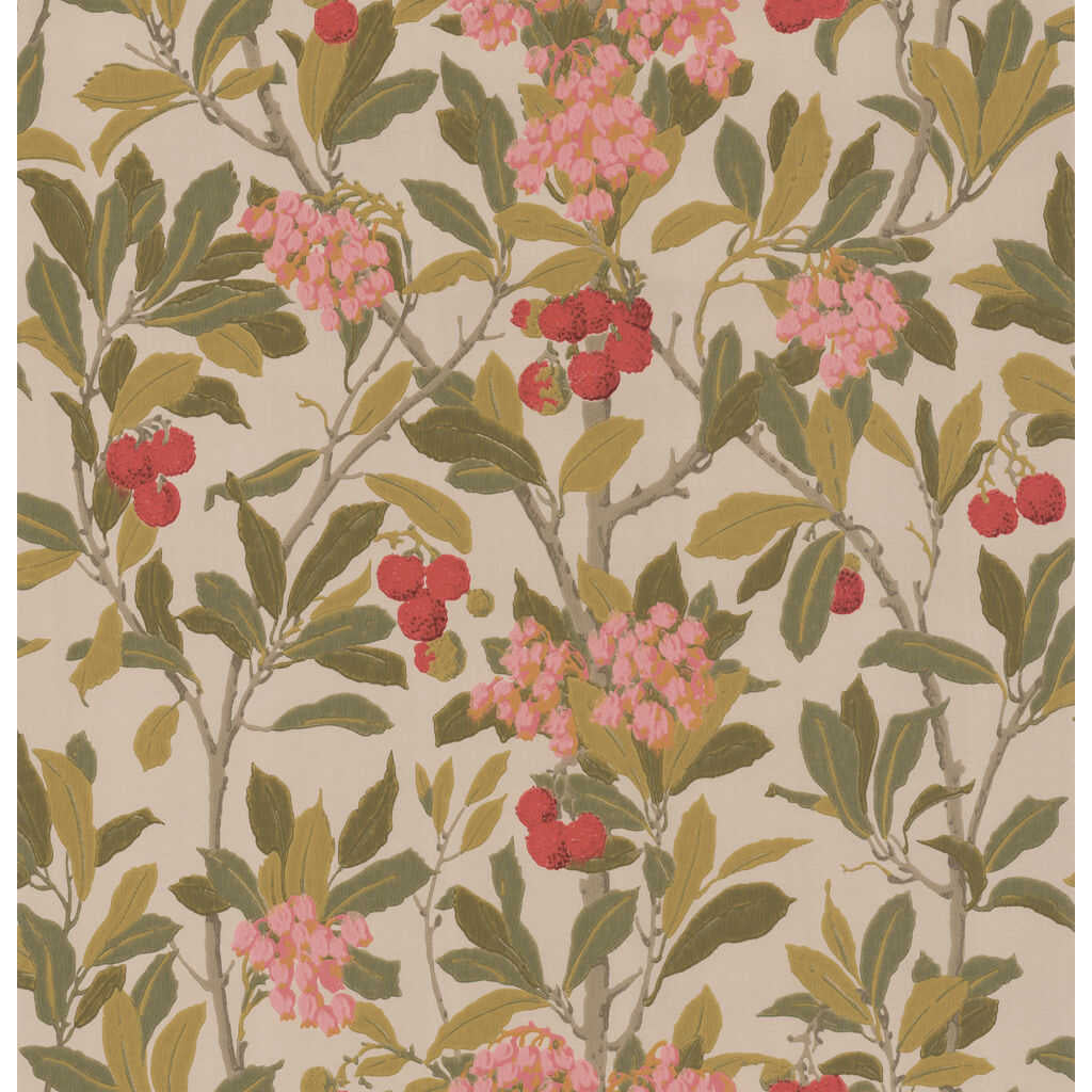 Strawberry Tree - Pink & Linen