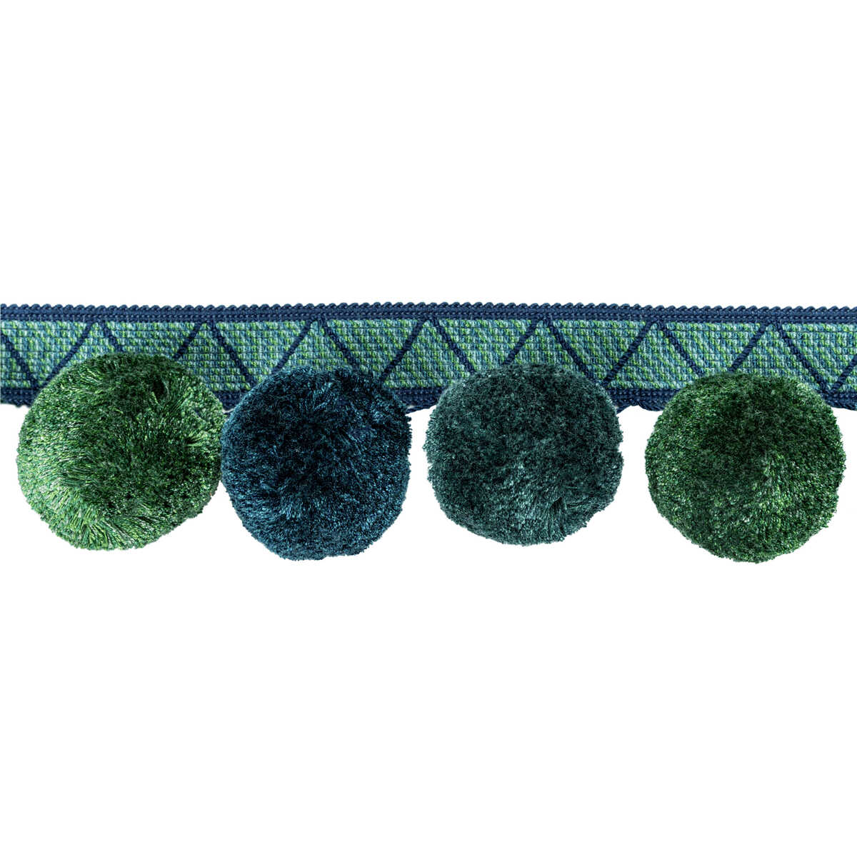 Phuket Poms - Peacock - KRAVET COUTURE Trim