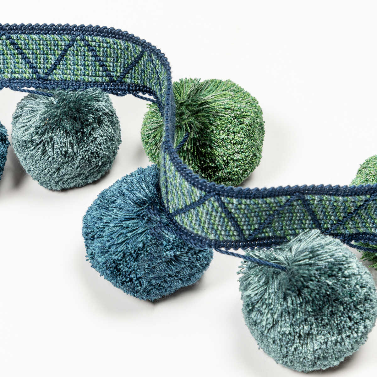 Phuket Poms - Peacock - KRAVET COUTURE Trim