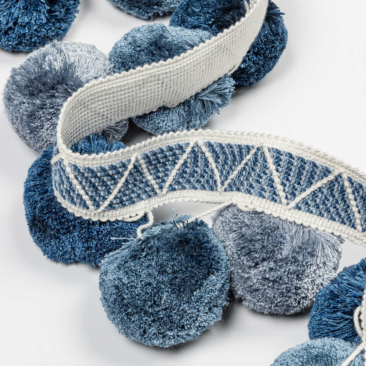 Phuket Poms - Indigo - KRAVET COUTURE Trim