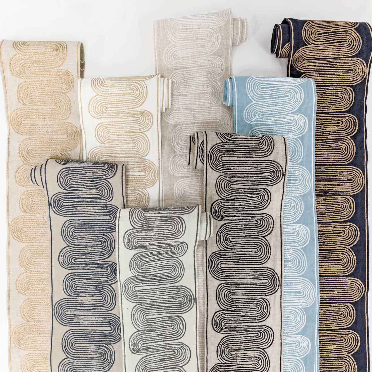 Ischia-Tape-Gold-Navy-Kravet-Couture-Trim - KRAVET COUTURE Trim