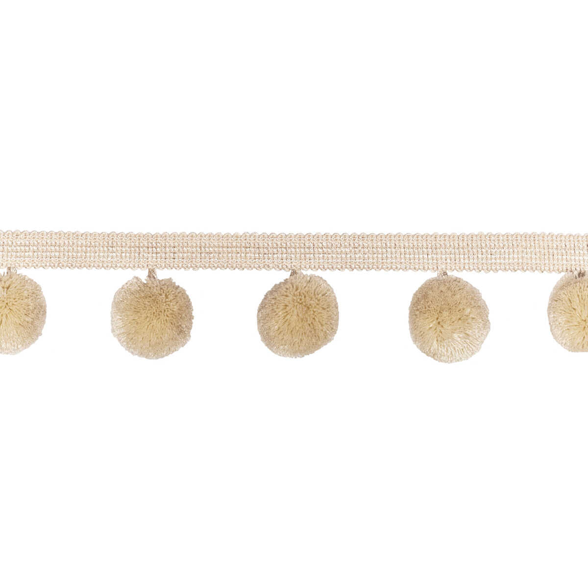 Paradise Poms - Cream - KRAVET COUTURE Trim