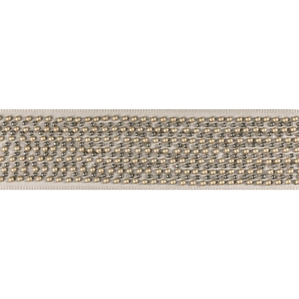Galaxy Bead Tape - Stone - KRAVET COUTURE Trim