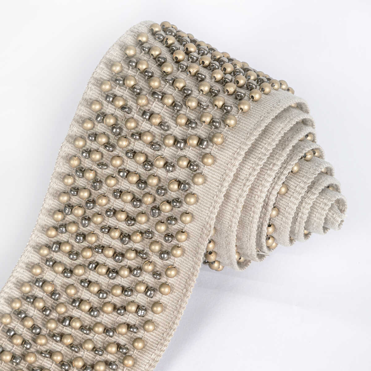 Galaxy Bead Tape - Stone - KRAVET COUTURE Trim