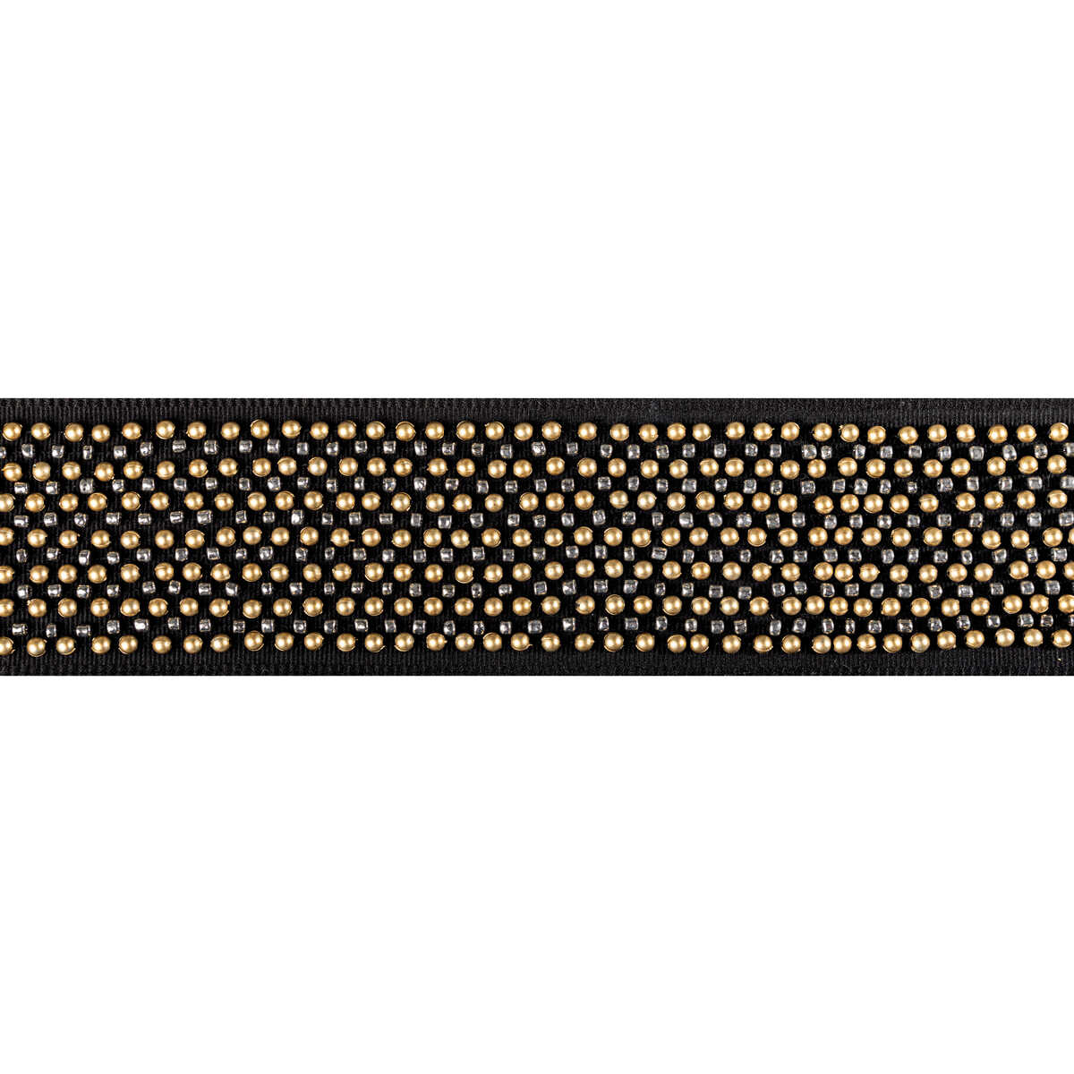 Galaxy Bead Tape - Noir - KRAVET COUTURE Trim