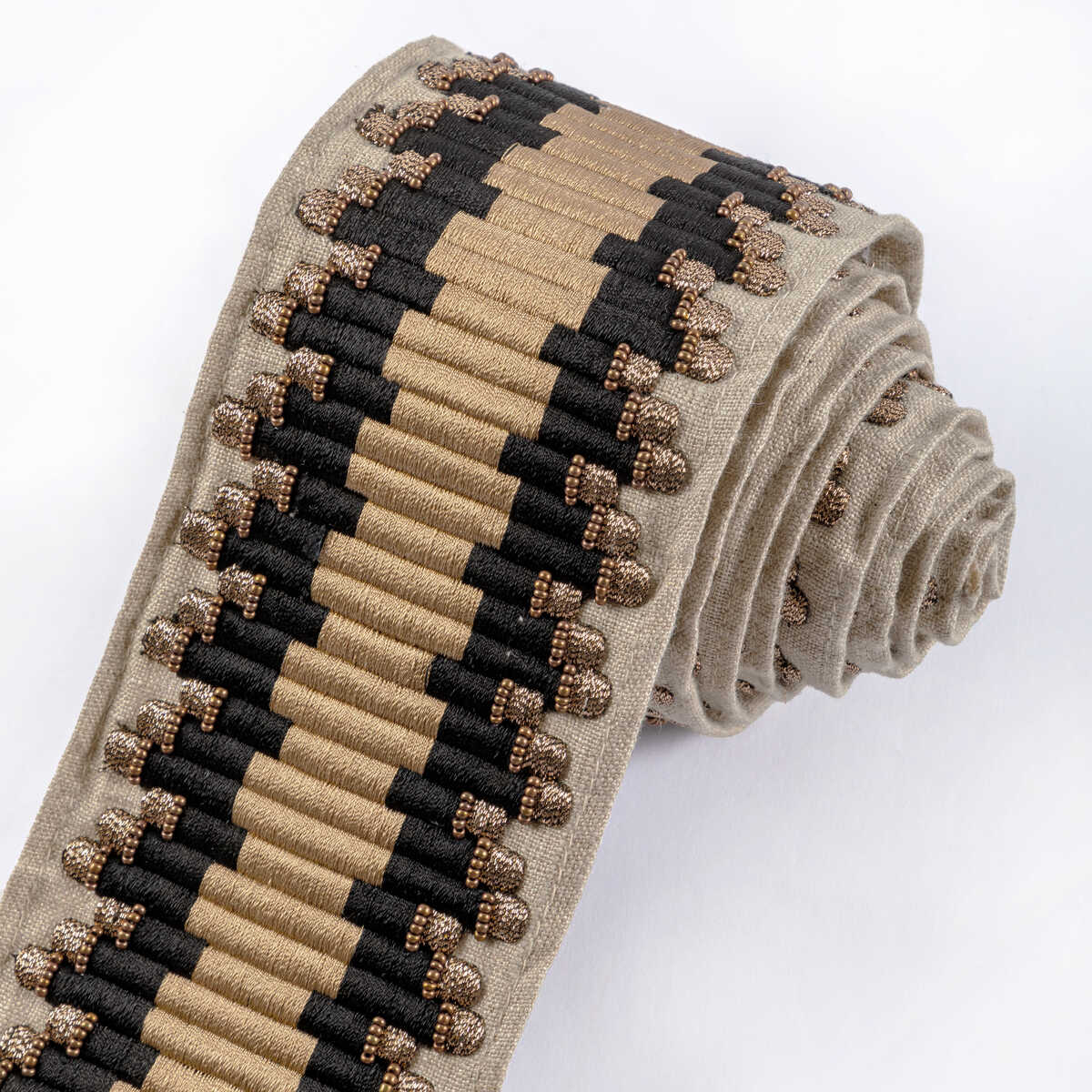 Horizons Luxe Tape - Onyx - KRAVET COUTURE Trim