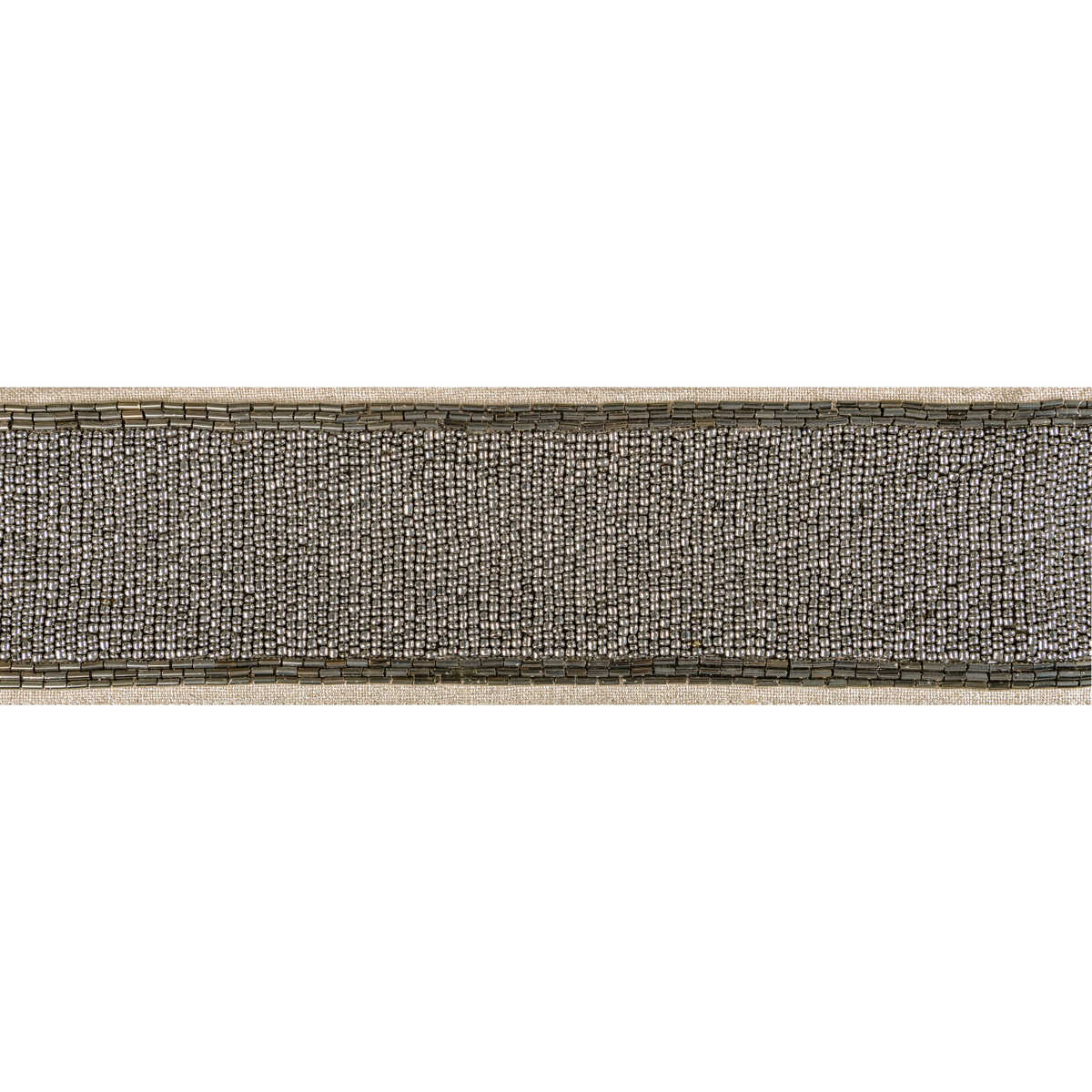 Luxe Bead Tape - Graphite - KRAVET COUTURE Trim