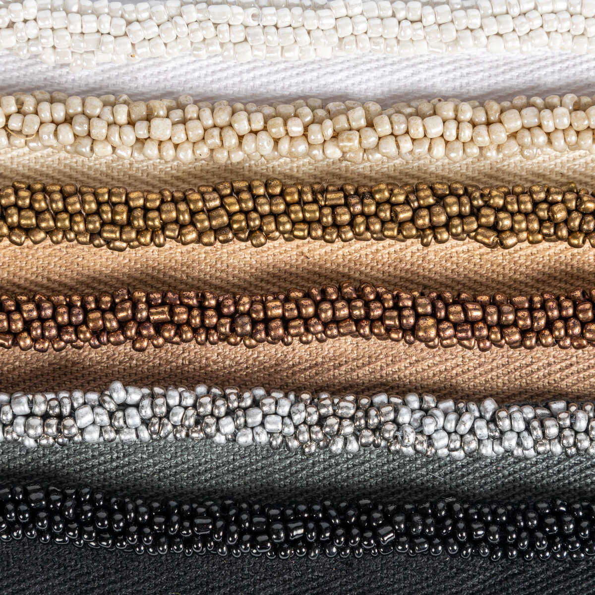Luxe Bead Cord - Platinum - KRAVET COUTURE Trim