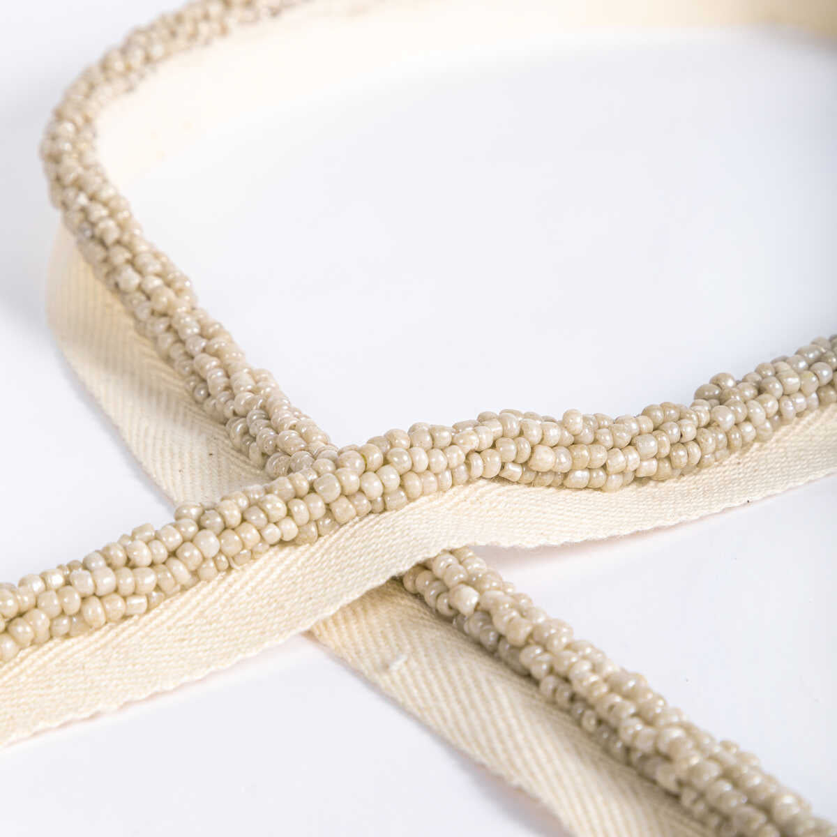 Luxe Bead Cord - Shell - KRAVET COUTURE Trim