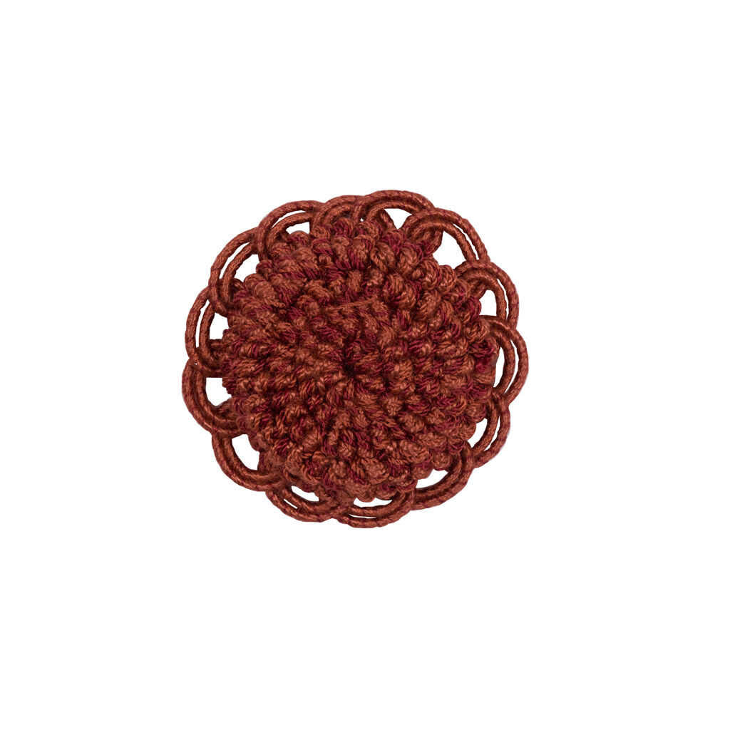 Coeur Rosette - Brick - BRUNSCHWIG & FILS Trim