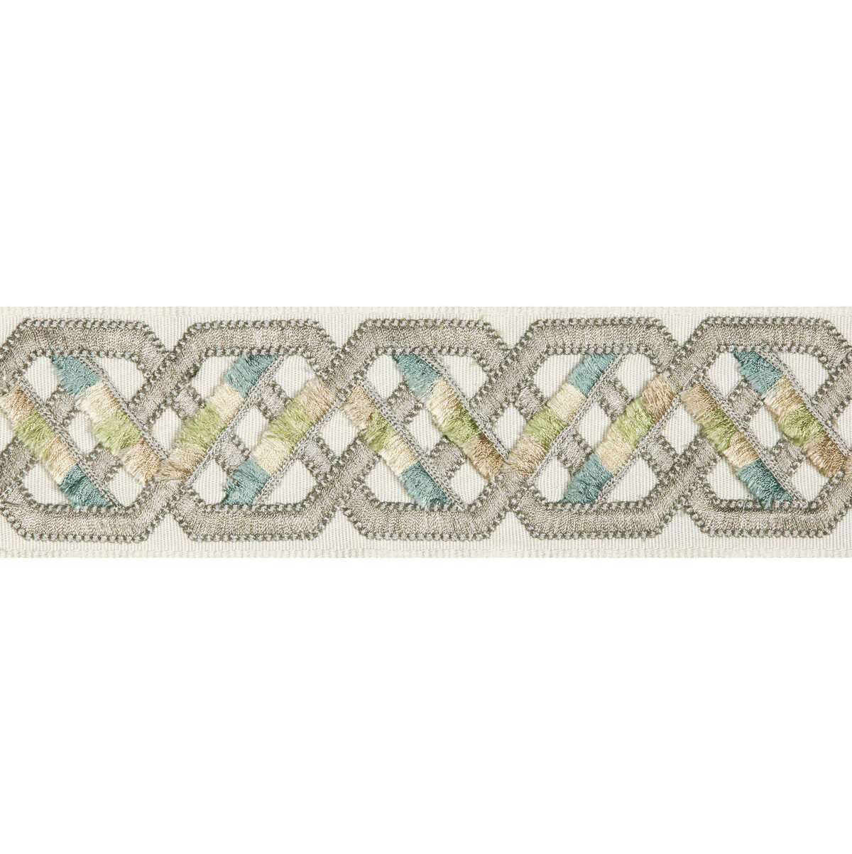 Loriyan Tape - Grey - BRUNSCHWIG & FILS Trim