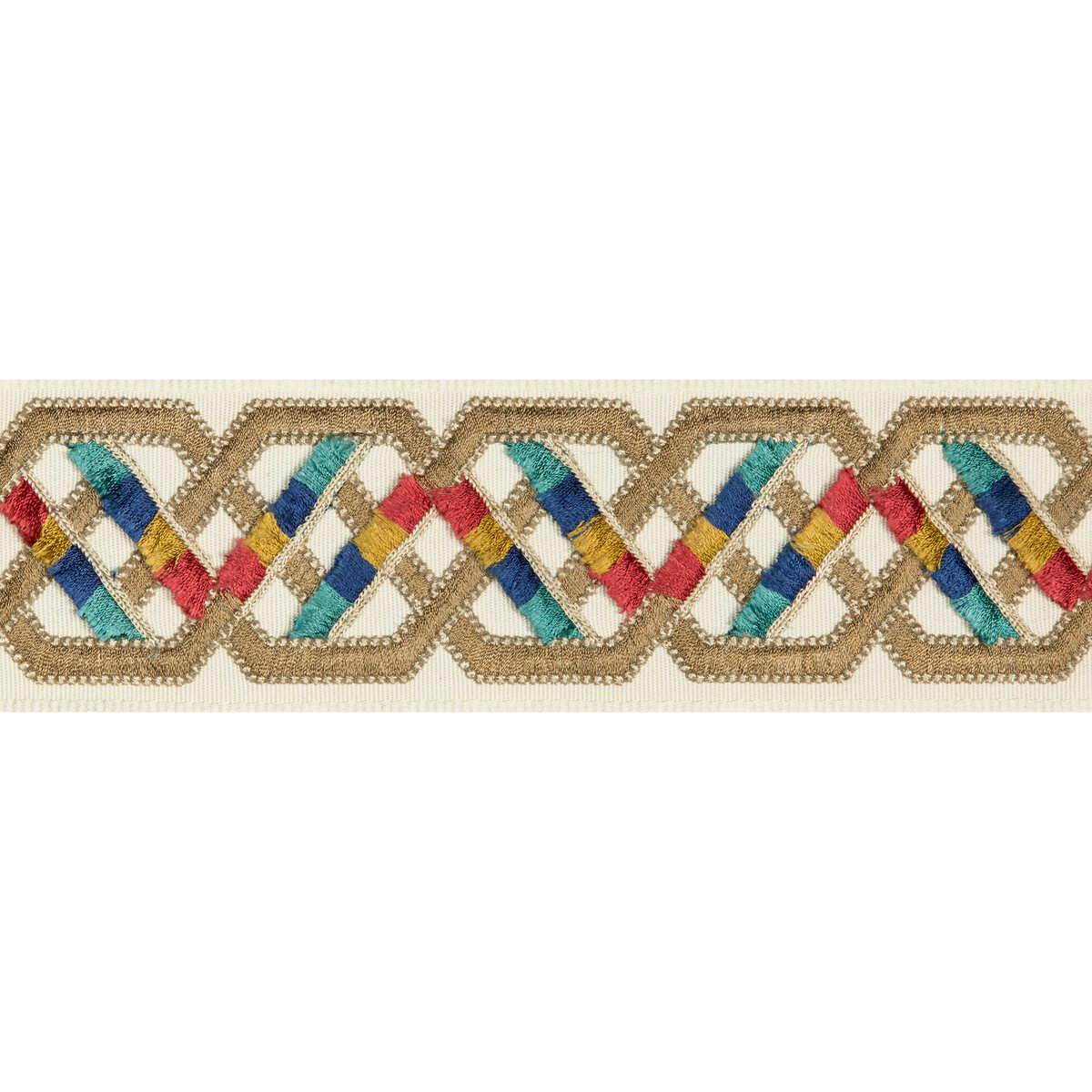 Loriyan Tape - Multi - BRUNSCHWIG & FILS Trim