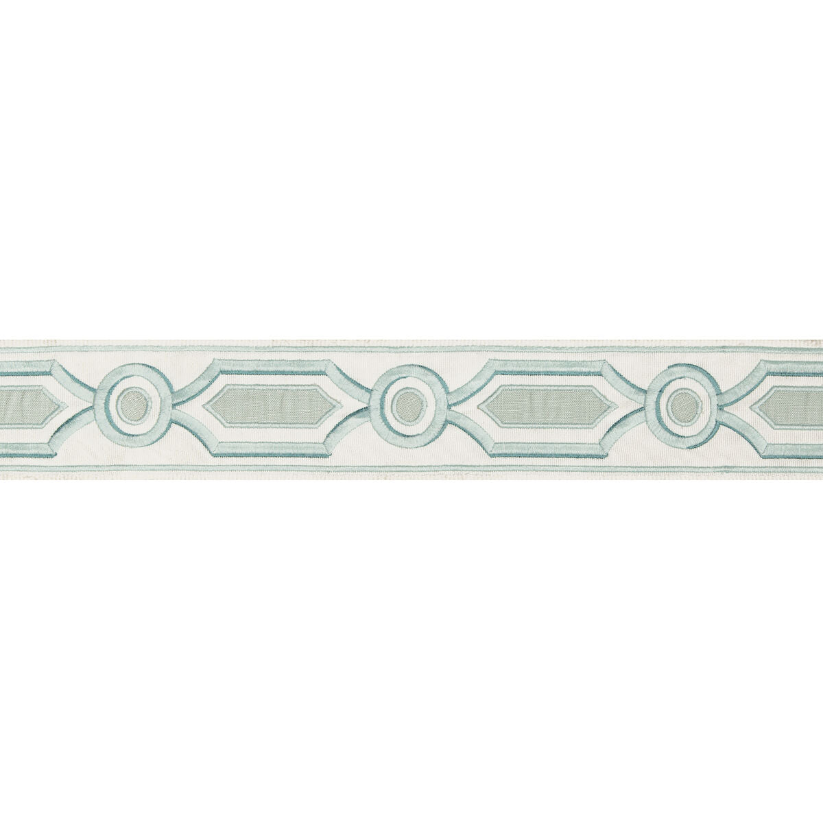 Ganden Tape - Aqua - Brunschwig & Fils Recortar