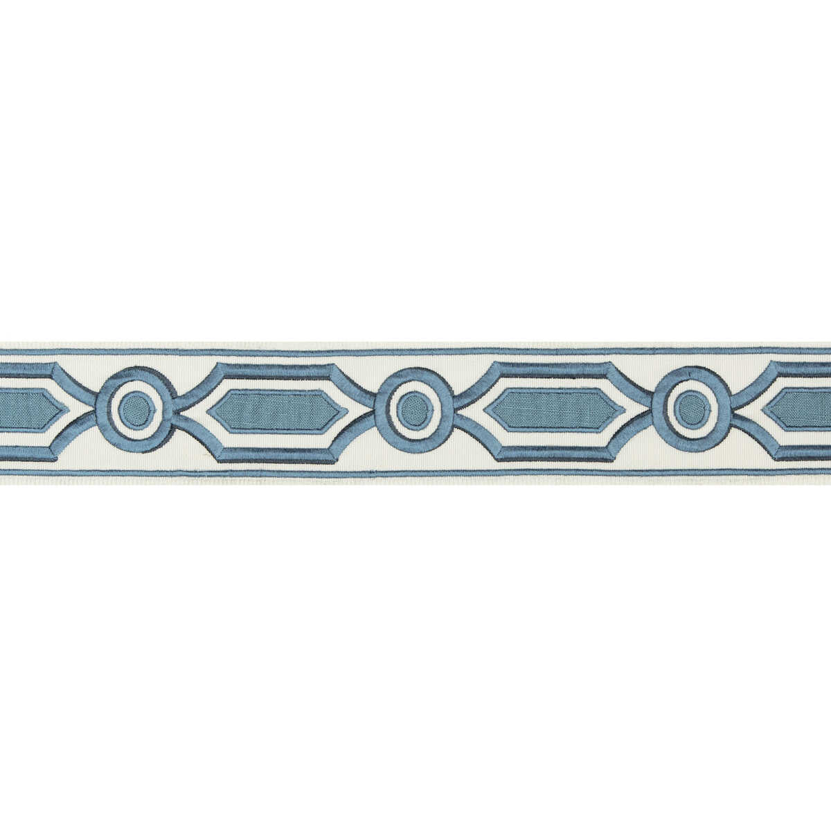 Ganden Tape - Blue - BRUNSCHWIG & FILS Trim