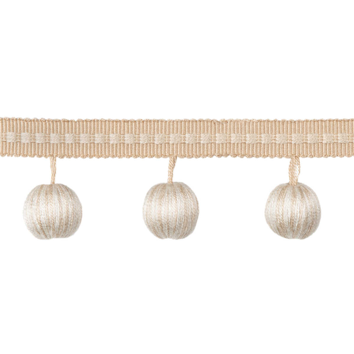 Claude Ball Fringe - Beige - BRUNSCHWIG & FILS Recortar