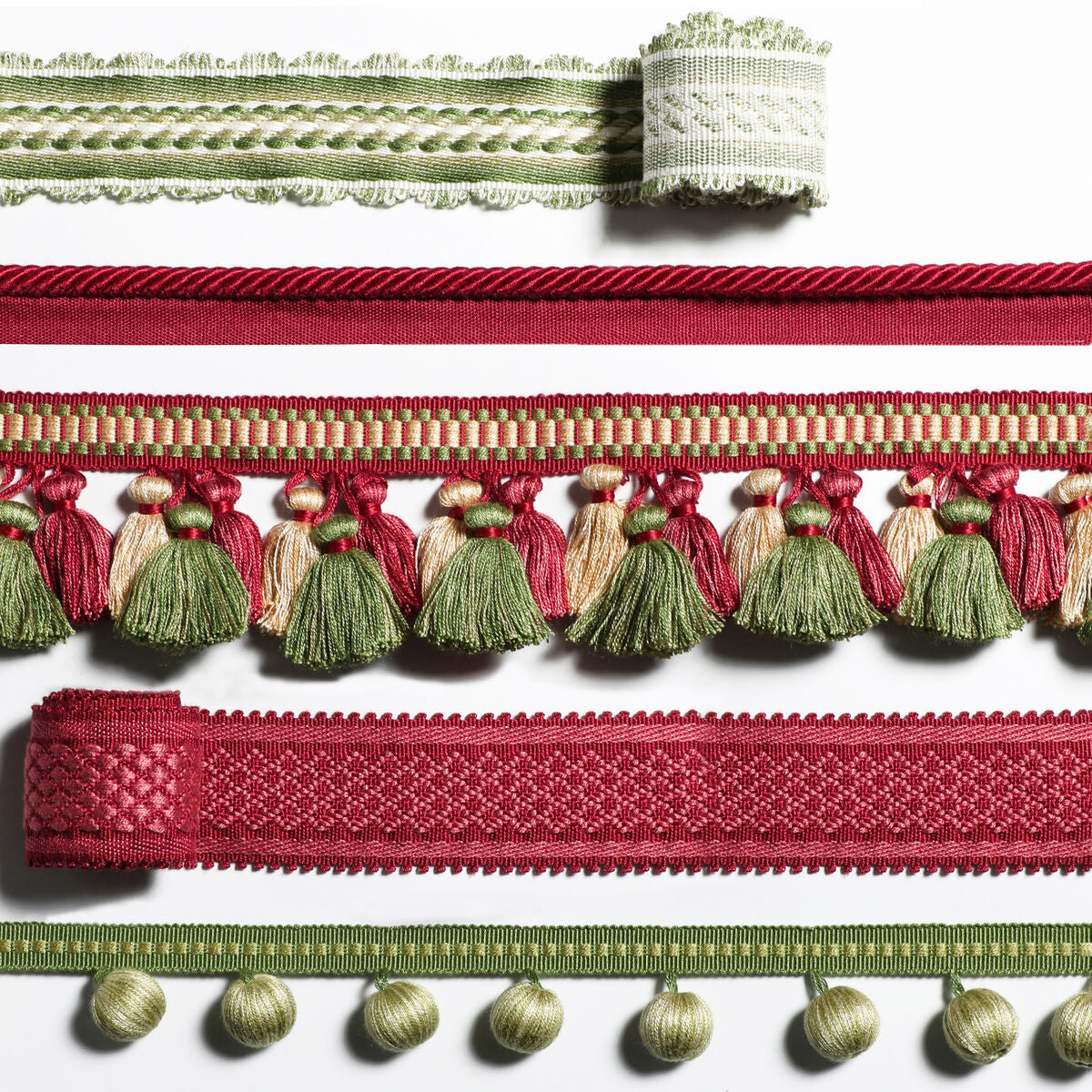 Claude Ball Fringe - Leaf - Brunschwig & Fils Recortar