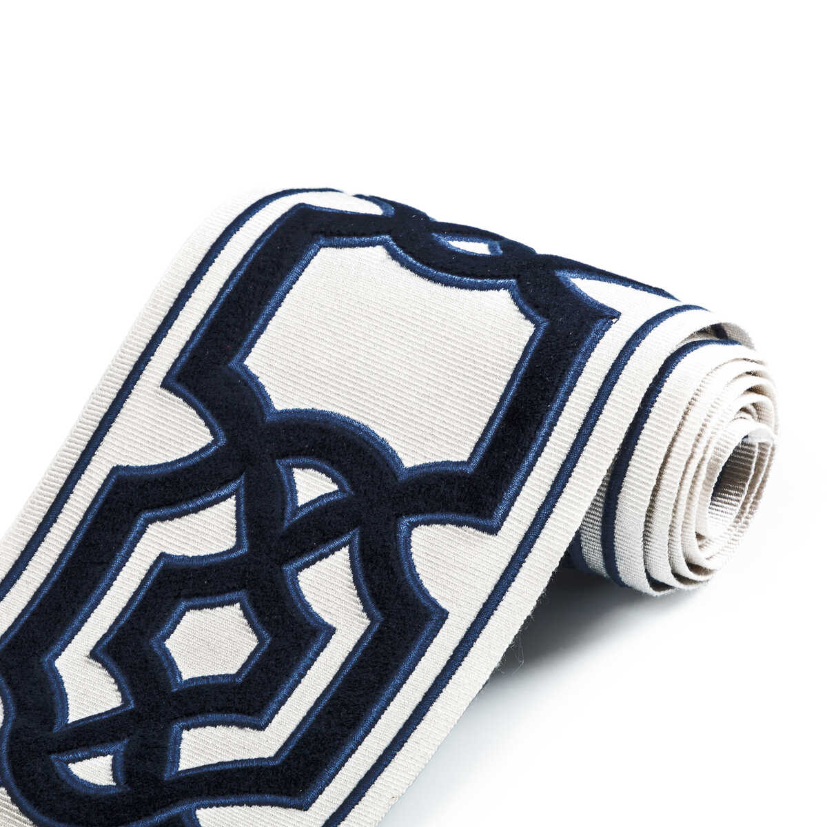 Cerise Tape - Navy - BRUNSCHWIG & FILS Trim