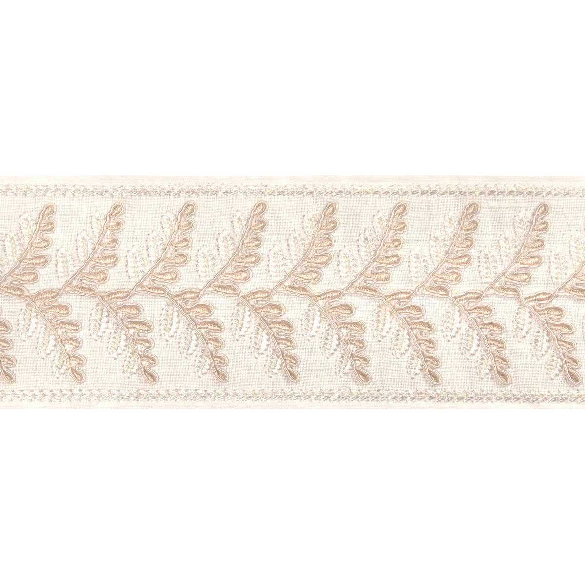 Fougere Border - Cream - BRUNSCHWIG & FILS Trim