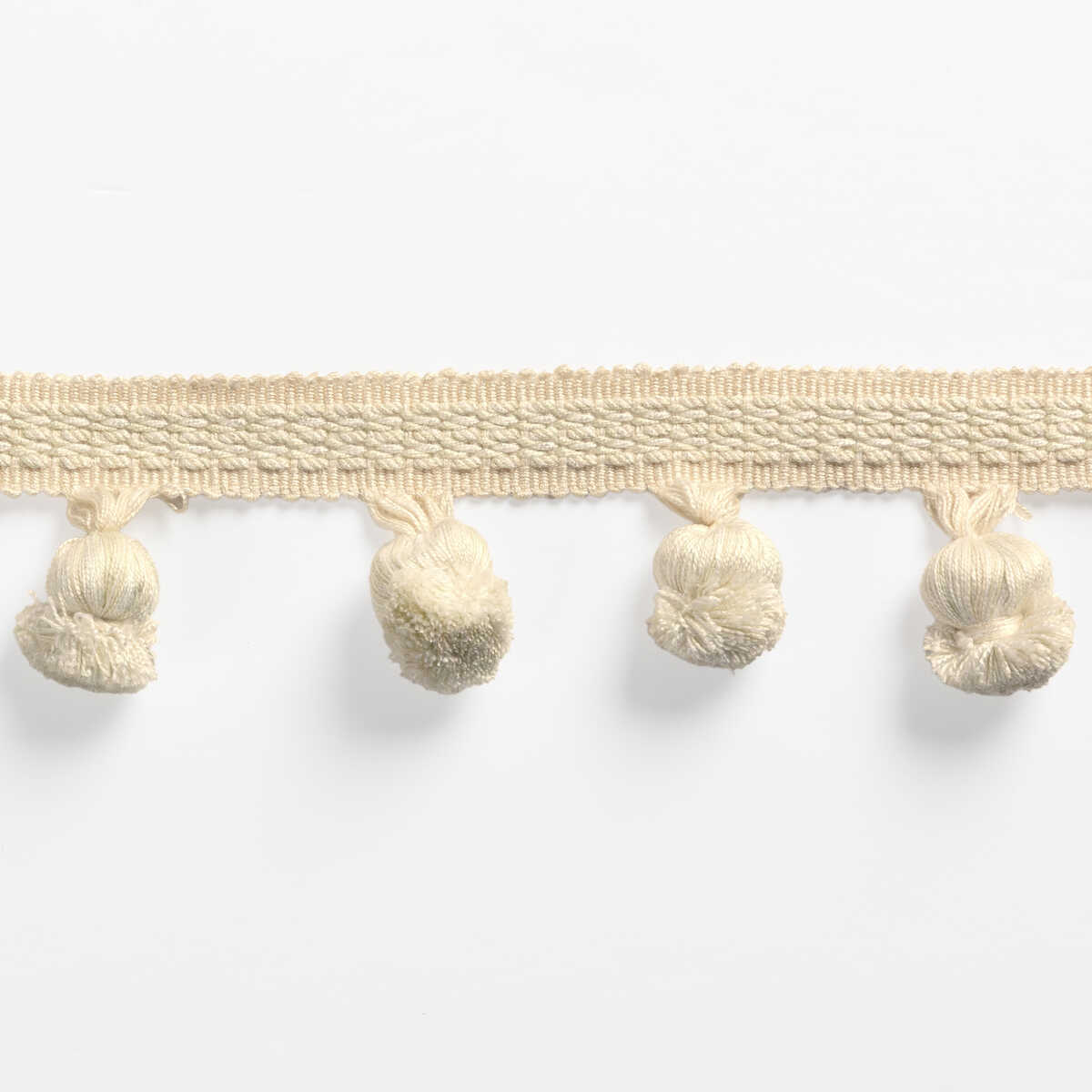 Montcel Pom Fringe - Ivory - BRUNSCHWIG & FILS Trim