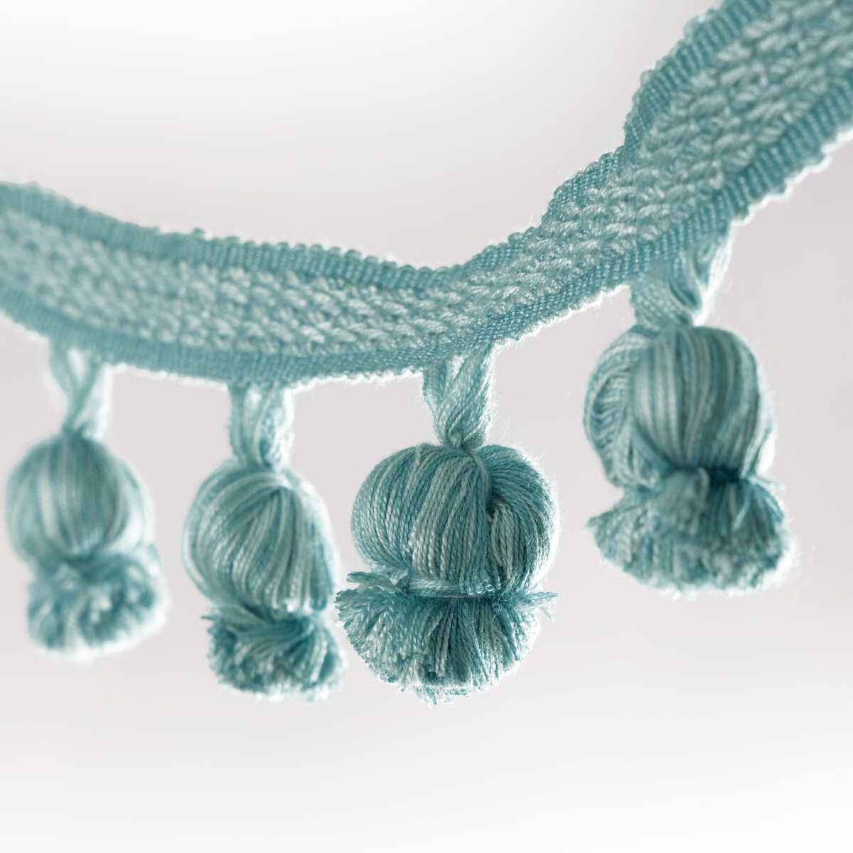 Montcel-Pom-Fringe-Aqua-Brunschwig-Fils-Trim - BRUNSCHWIG & FILS Trim