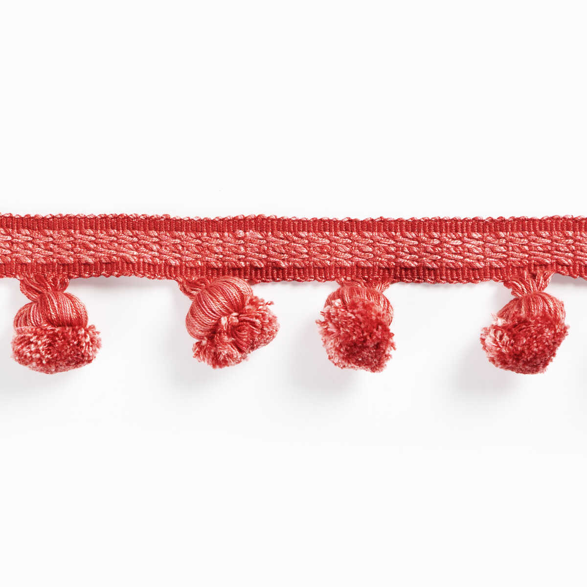 Montcel Pom Fringe - Red - BRUNSCHWIG & FILS Trim