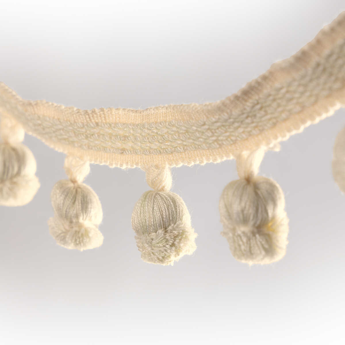 Montcel Pom Fringe - Ivory - BRUNSCHWIG & FILS Trim