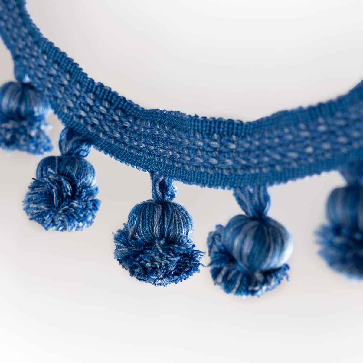 Montcel-Pom-Fringe-Blue-Brunschwig-Fils-Trim - BRUNSCHWIG & FILS Trim