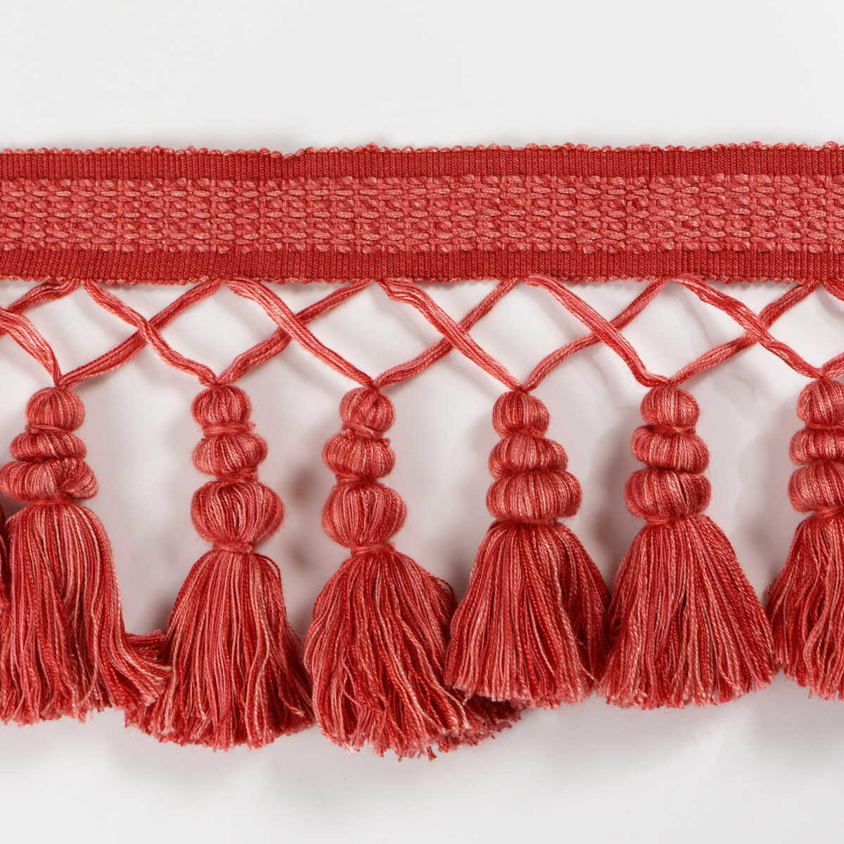 Montcel Tassel Fringe - Red