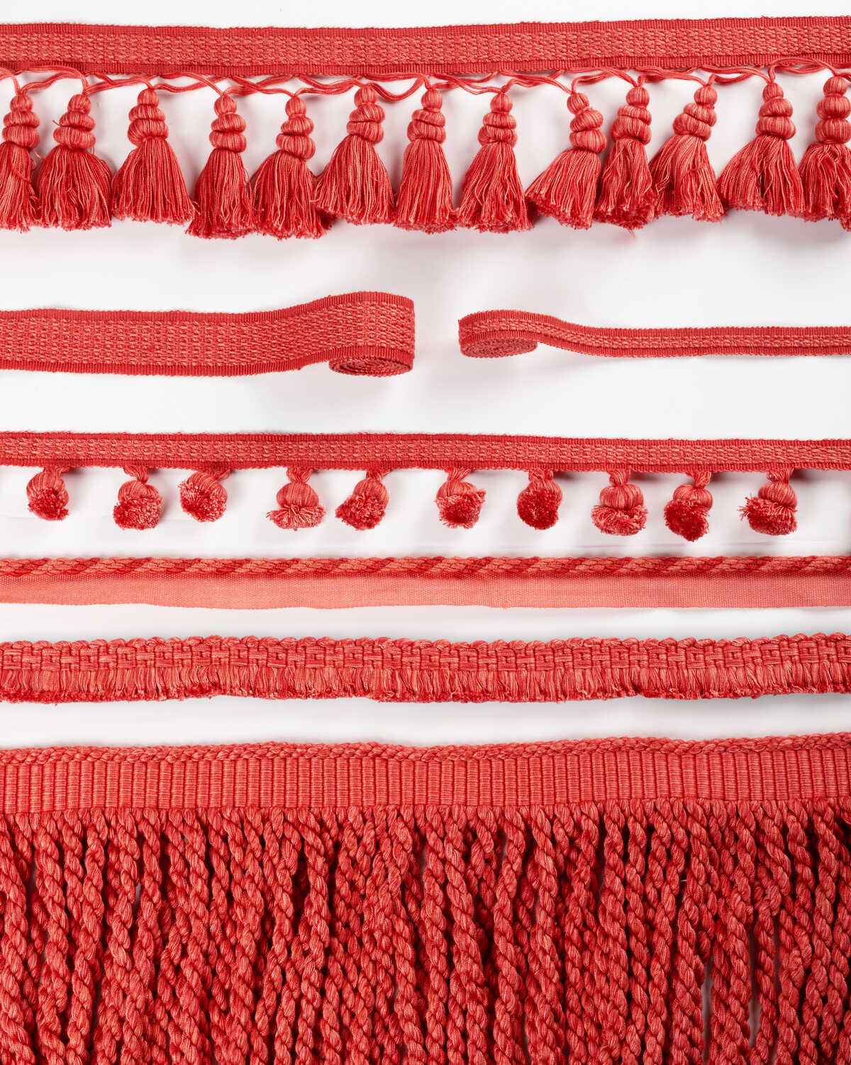 Montcel-Tassel-Fringe-Red-Brunschwig-Fils-Trim - BRUNSCHWIG & FILS Trim