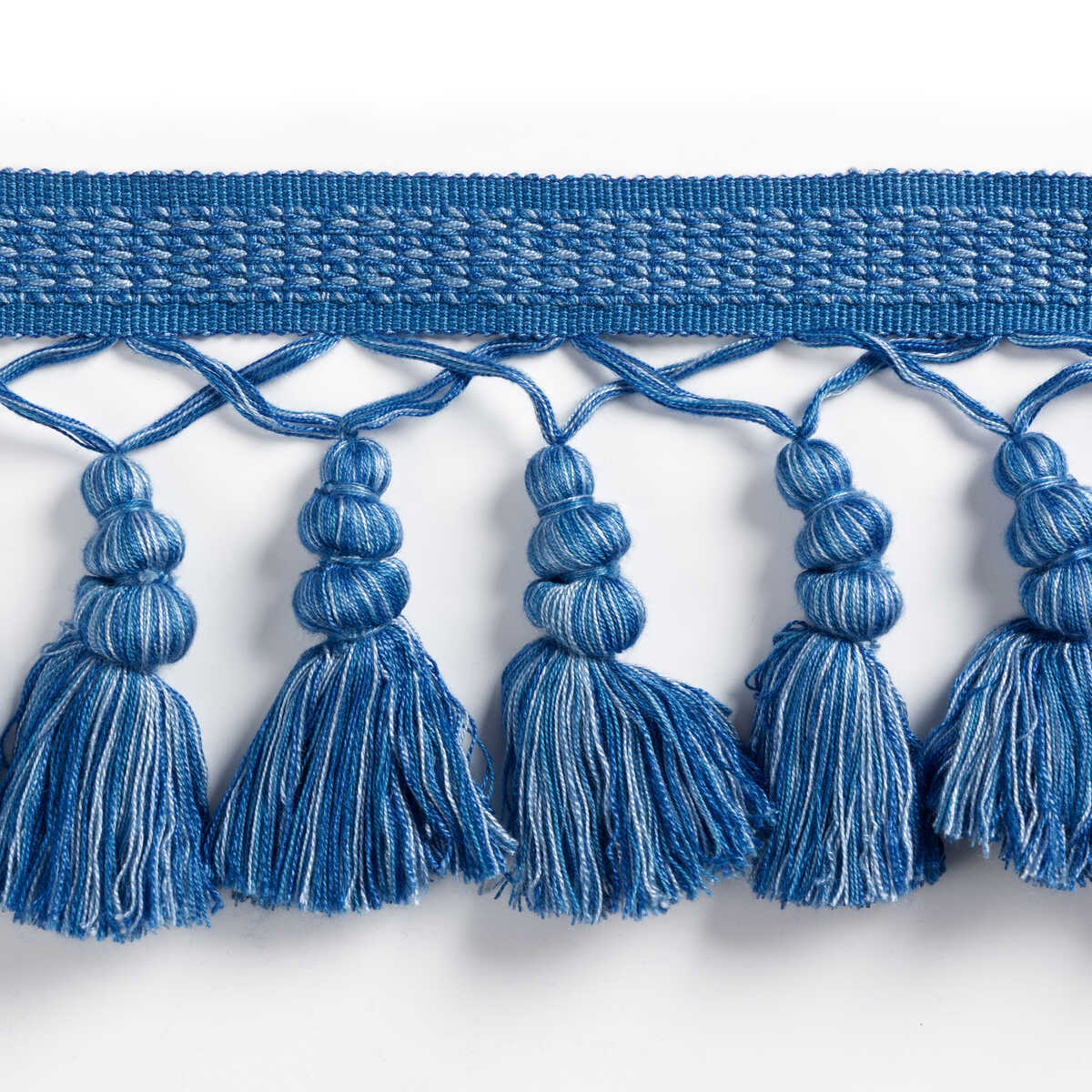 Montcel Tassel Fringe - Blue - BRUNSCHWIG & FILS Trim