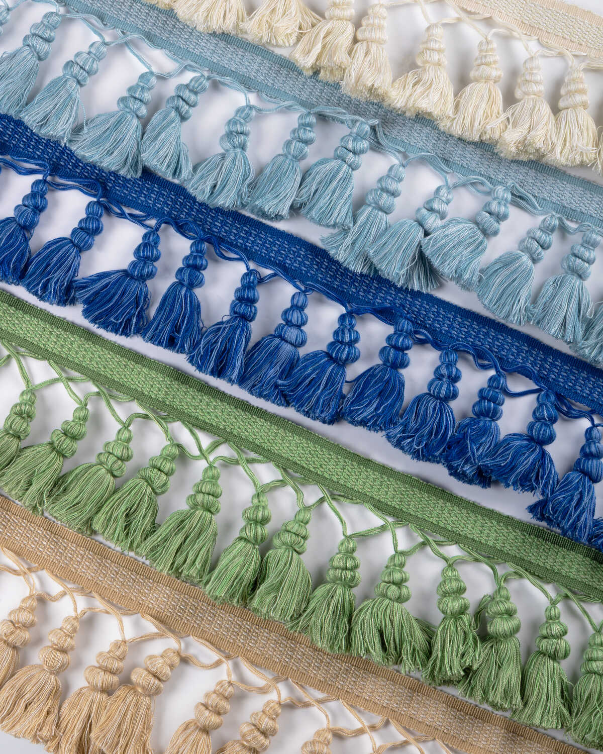 Montcel Tassel Fringe - Blue - BRUNSCHWIG & FILS Trim