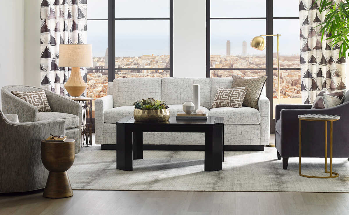 Teatrino - Ebony - KRAVET COUTURE Fabric