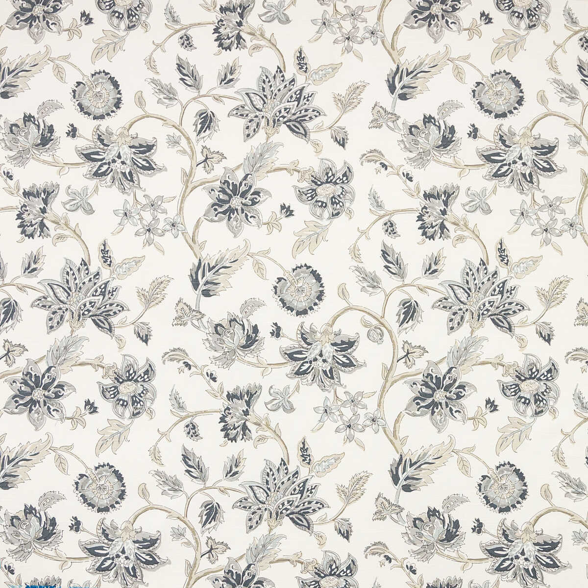 Tiru Vine - Charcoal - KRAVET BASICS Fabric