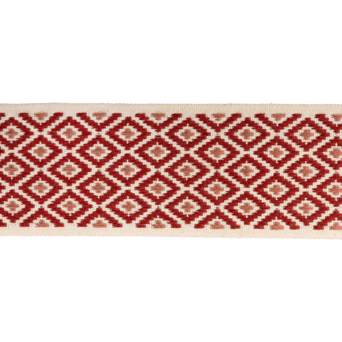 Hengrave Tape - Red - LEE JOFA Recortar