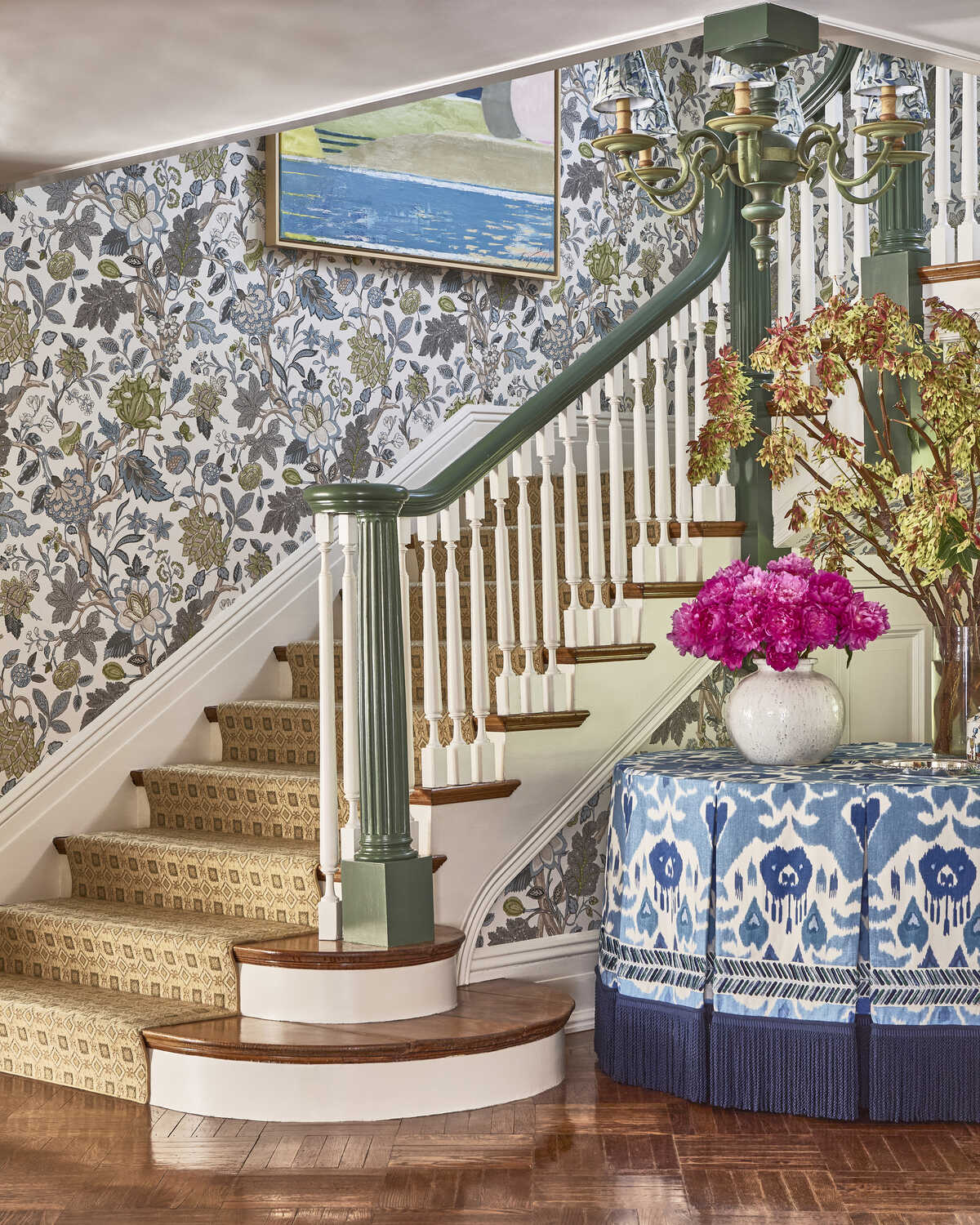 Wingfield Emb Tape - Blue - LEE JOFA Trim