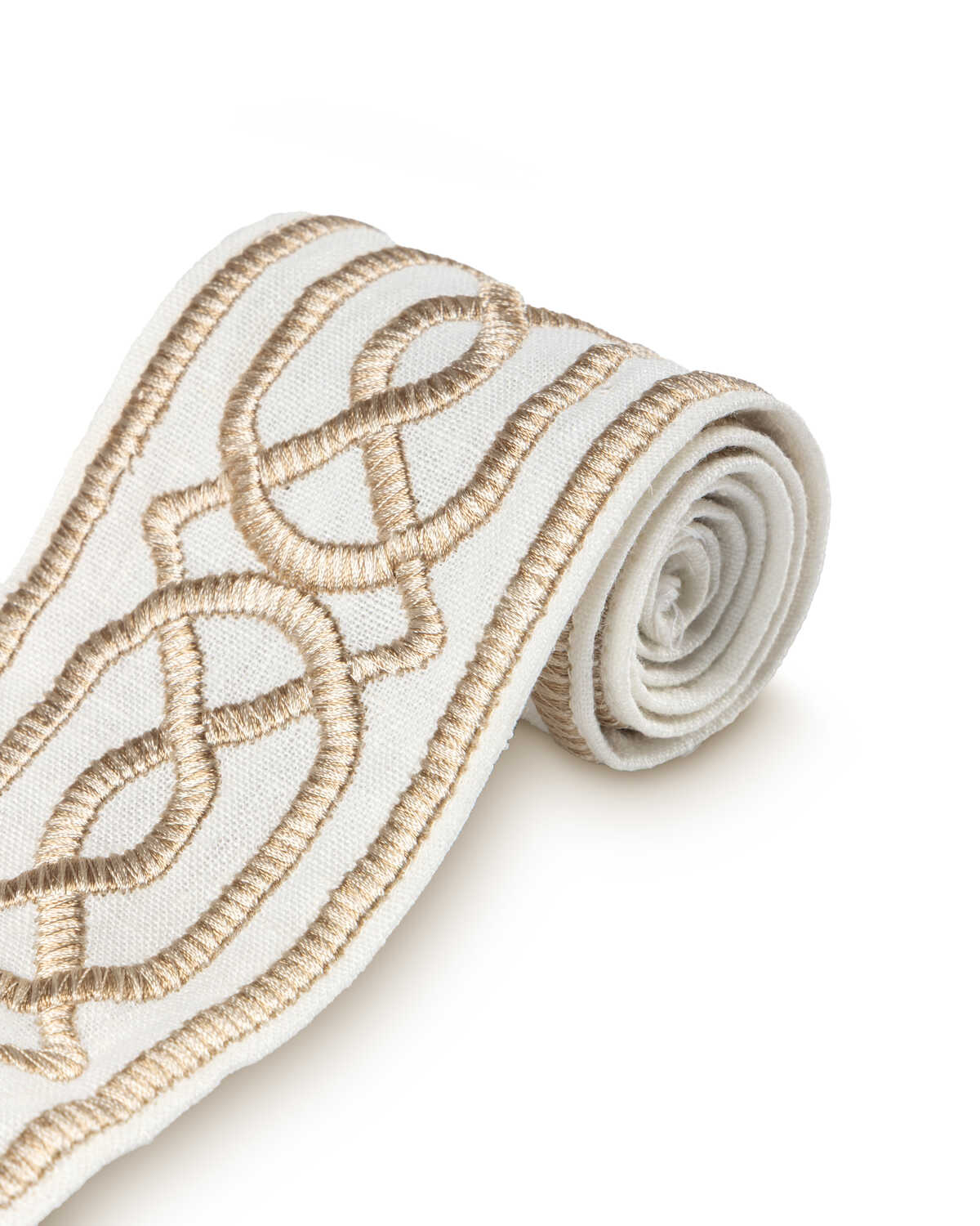 Shire Emb Tape - Beige - LEE JOFA Trim