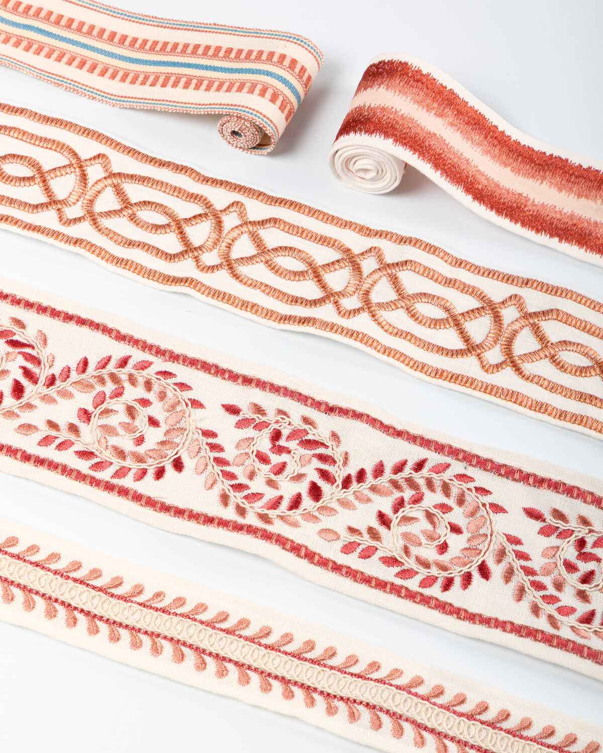 Tapton-Emb-Tape-Coral-Lee-Jofa-Trim - LEE JOFA Trim