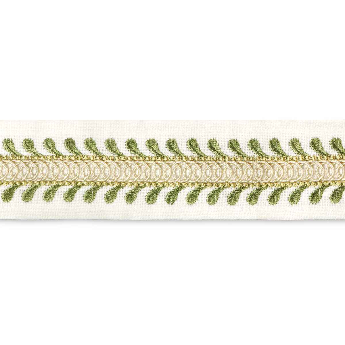 Tapton-Emb-Tape-Green-Lee-Jofa-Trim - LEE JOFA Trim
