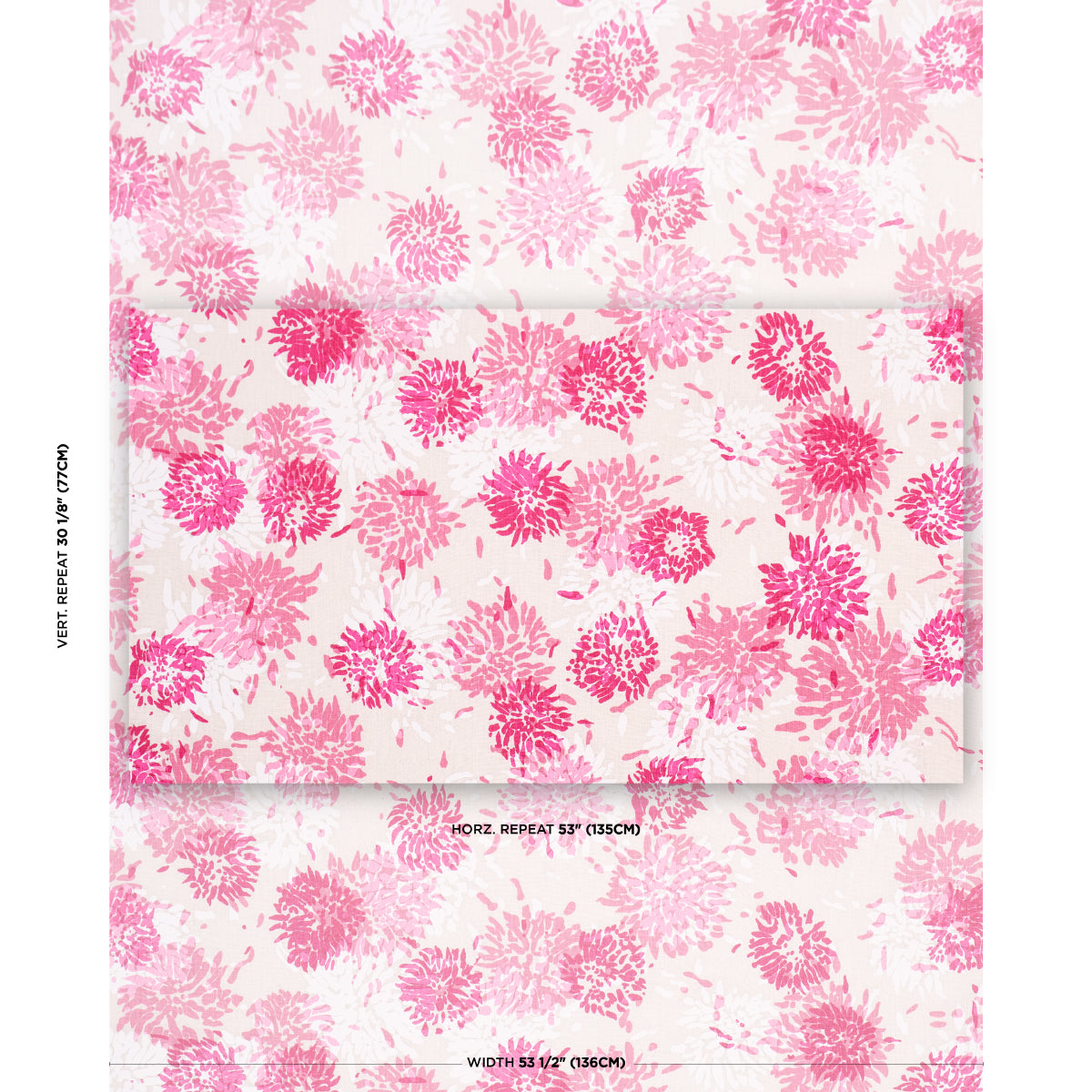CHRYSANTHEMUM-BY-TILLETT-LIPSTICK-SCHUMACHER-TL400011 - Schumacher Fabric