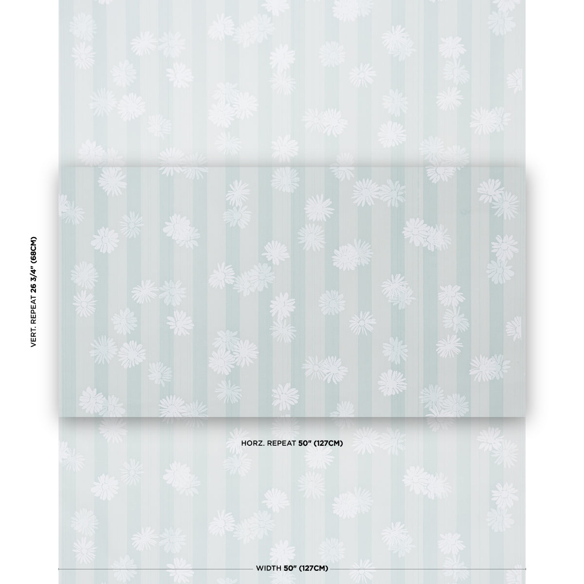 JACKIES-DAISY-HARBOR-HAZE-SCHUMACHER-TL400040 - Schumacher Fabric