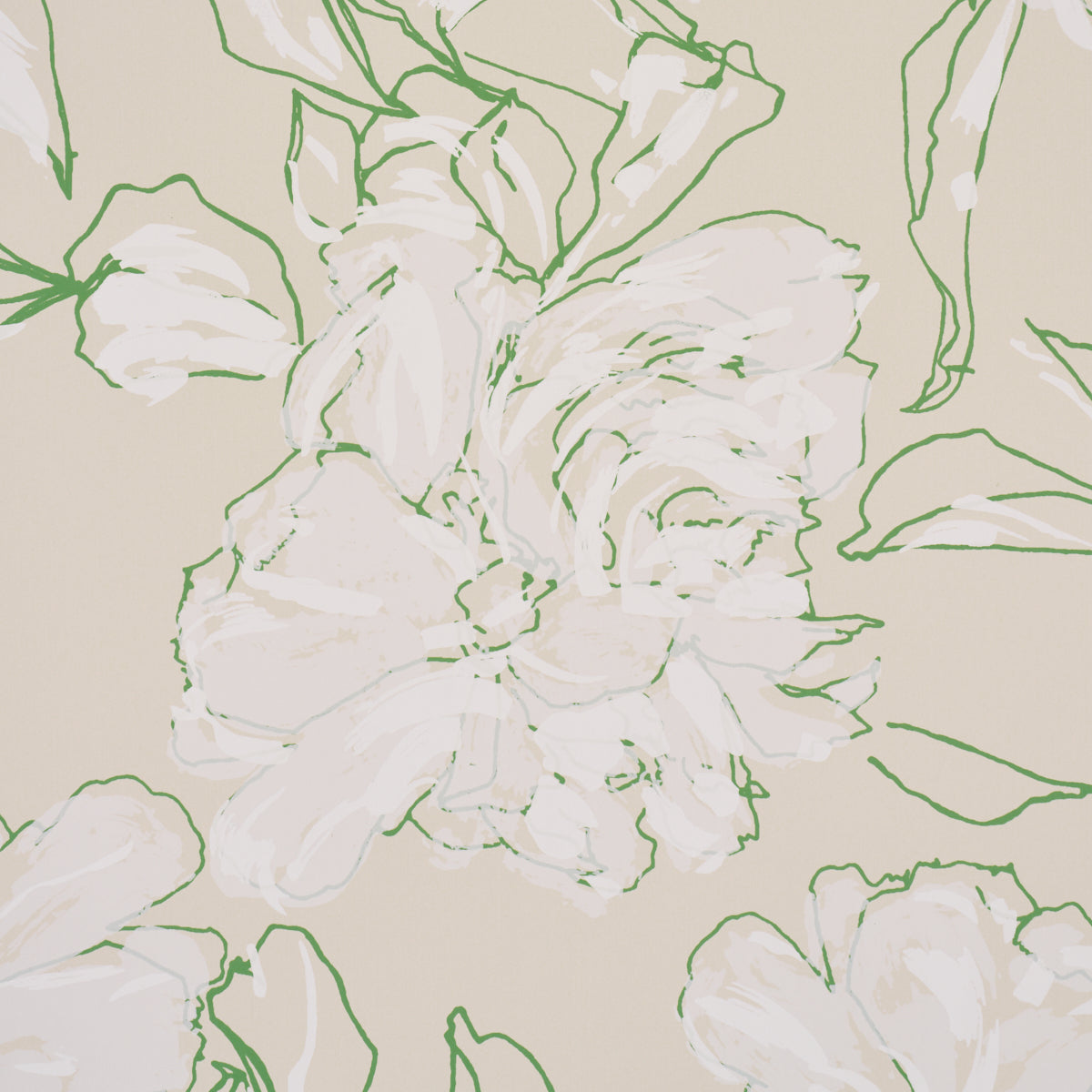 PEONY-SILHOUETTE-LEAF-SCHUMACHER-TL800010 - Schumacher Wallpaper
