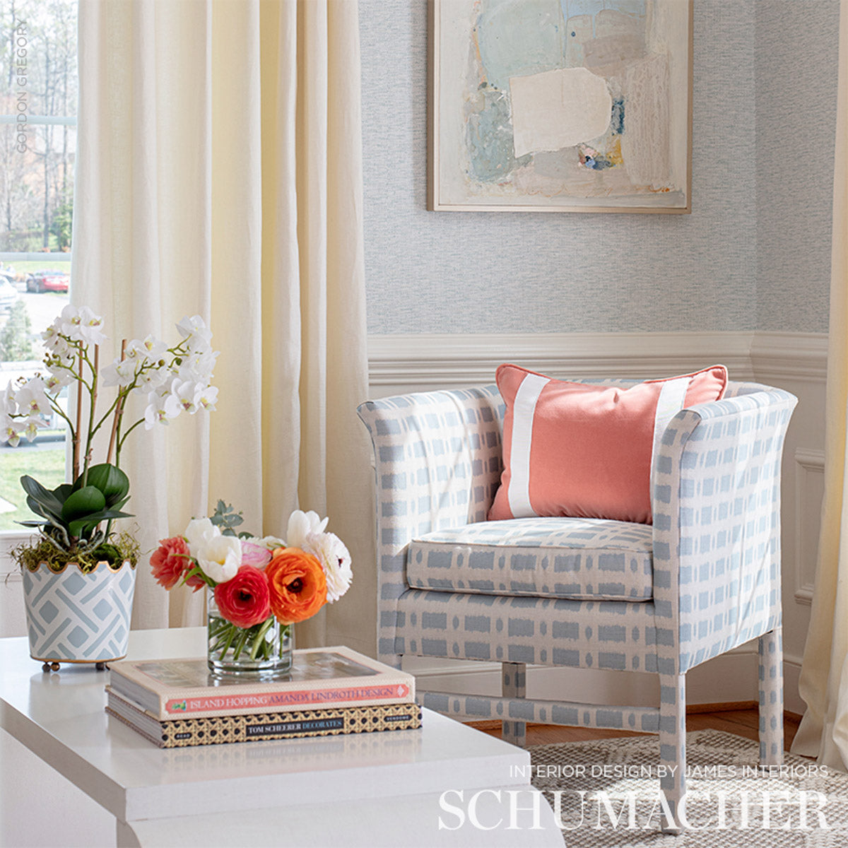 TOWNLINE-ROAD-BLUE-SCHUMACHER-TOWN001 - Schumacher Tela