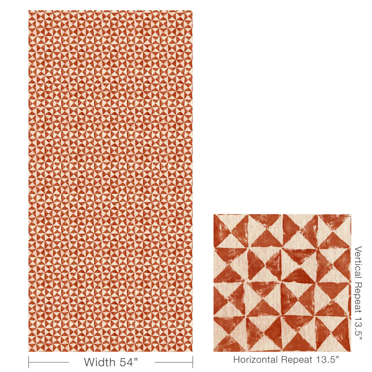 Triquad - Persimmon - KRAVET BASICS Tela