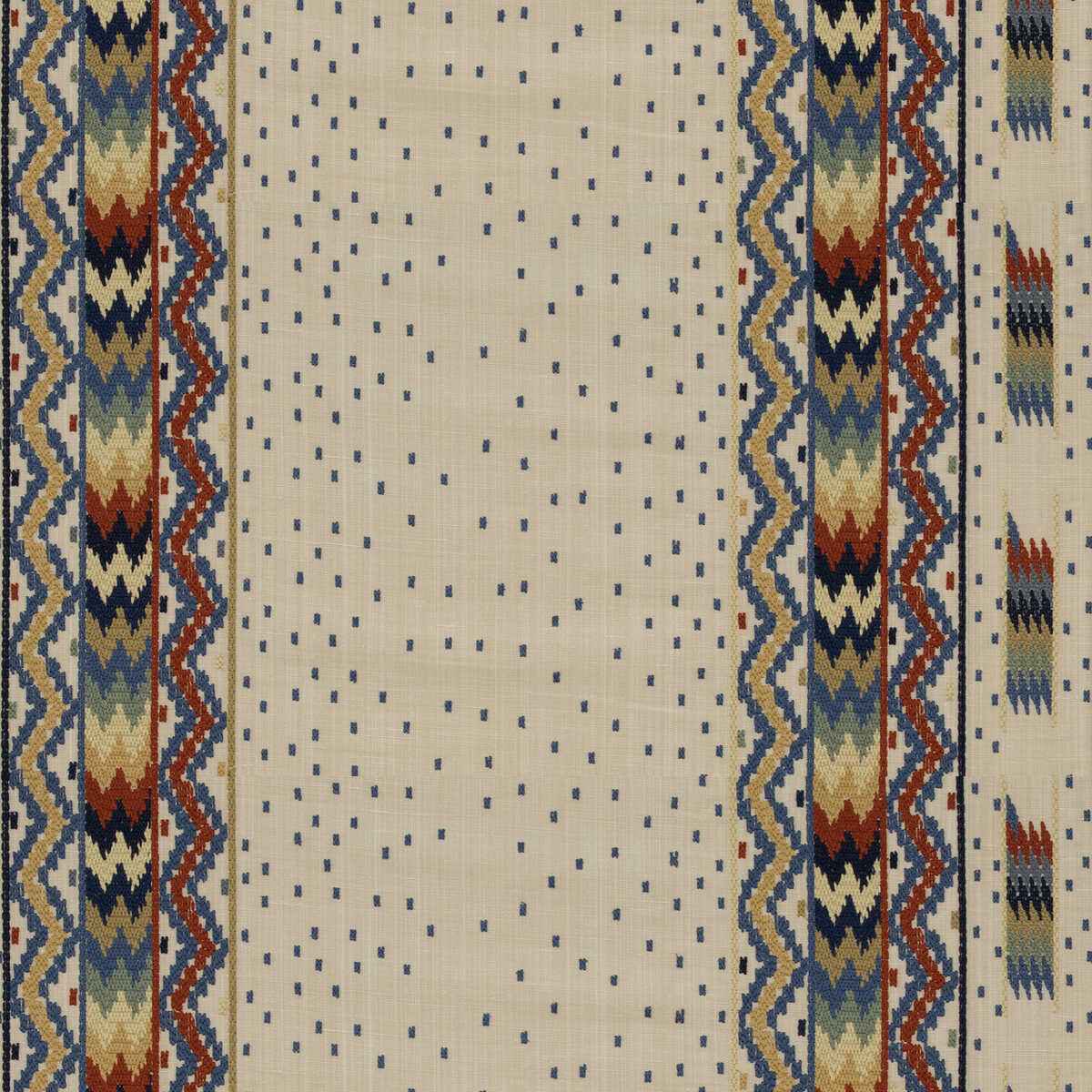 80151749540 Talakona Stripe Red Blue Brunschwig Fils Fabric