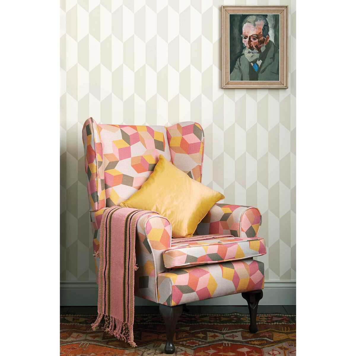 Tile - White And Stone - COLE & SON Wallpaper