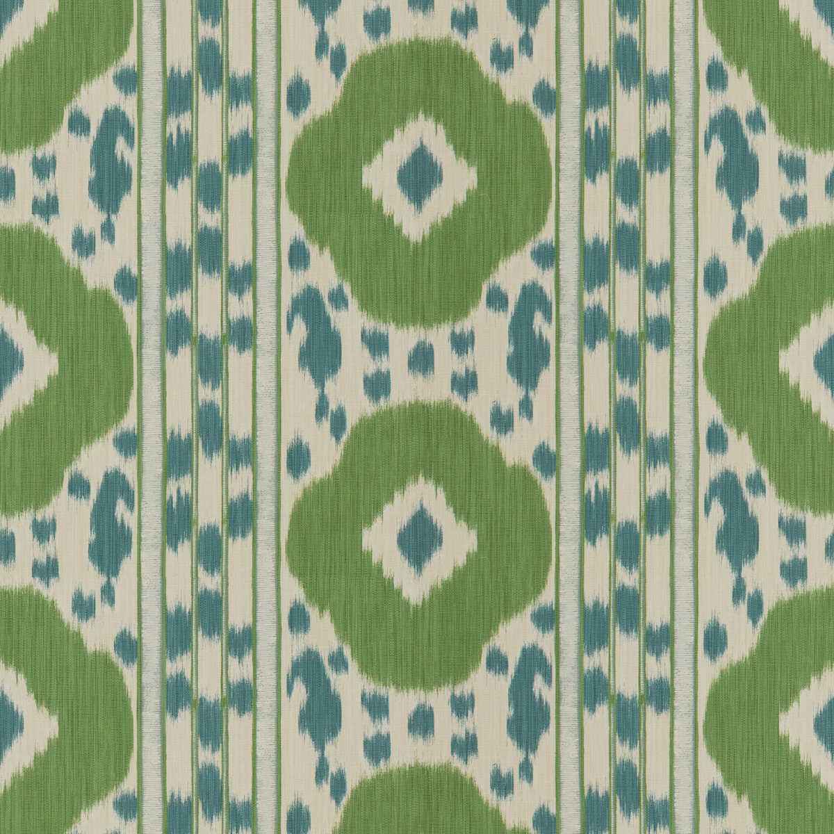 80151781330 Varkala Print Teal Green Brunschwig Fils Fabric