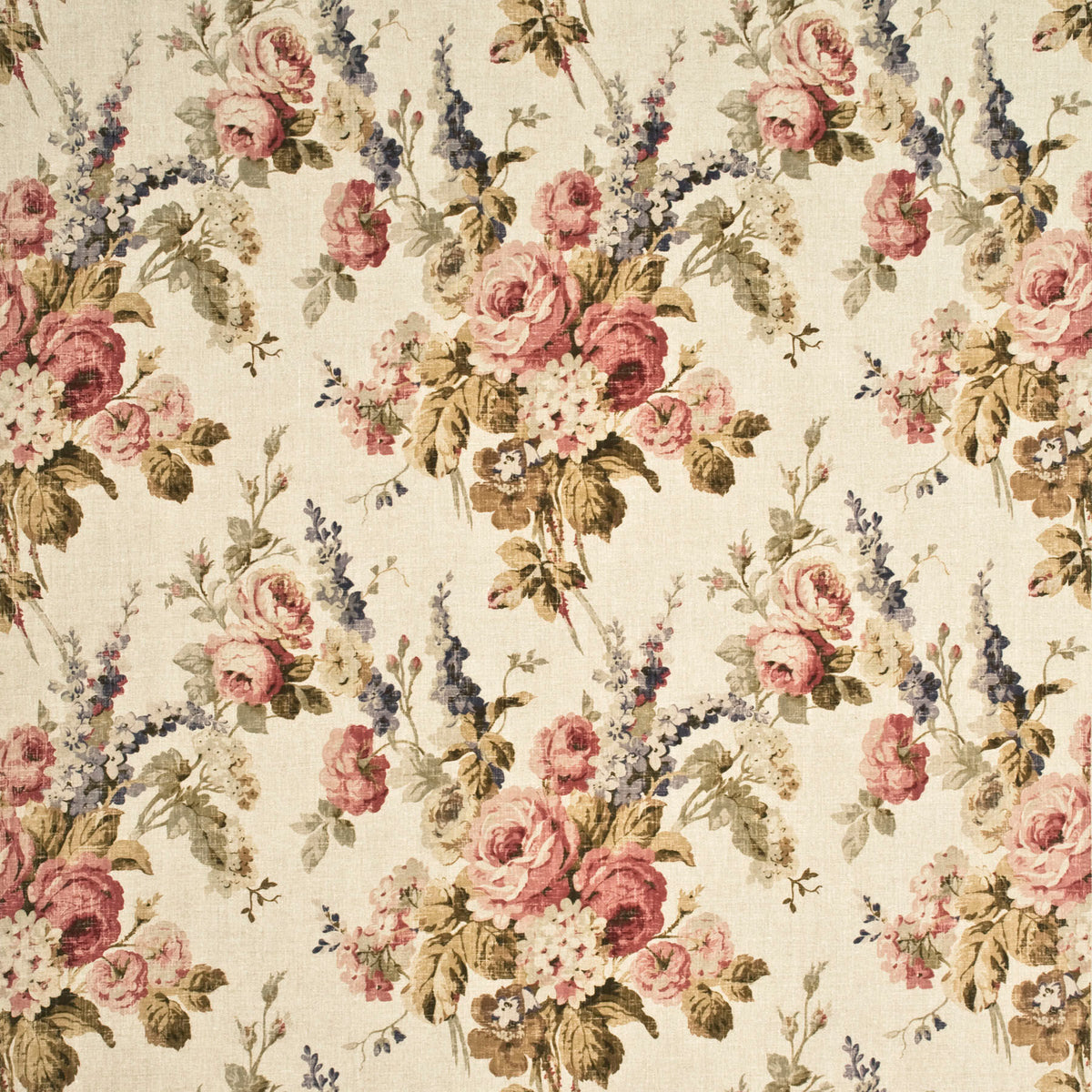 Vintage Floral - Antique/Rose - FD264.J143.0 - Mulberry Fabric