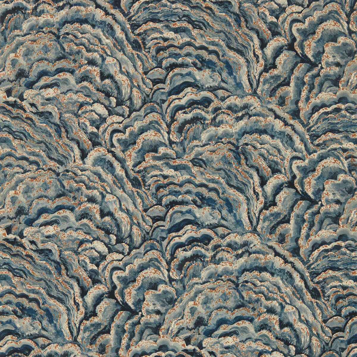 Lumino-Midnight-Copper-Wp-Clarke-And-Clarke-Wallpaper - CLARKE AND CLARKE Wallpaper